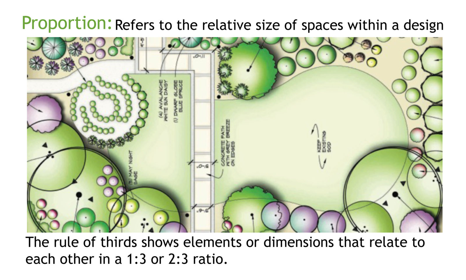 Standard Landscape Dimensions